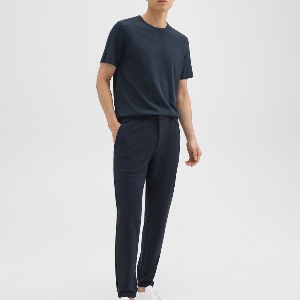 Theory Mens Terrance Jogger in Precision Ponte - Baltic, size XXL, worn once!